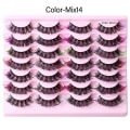 Pikkukuva 1 / 10: Colored Lashes Mink Lashes Luonnolliset tekoripset - spot-ale Color-Mix14