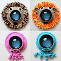 Pikkukuva 8 / 10: Kameran linssin sormus Linssi Knitted Ring STYLE 1 - varastossa Style 1
