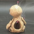 Miniatyrbild 5 av 10: Voodoo Doll Cone Incense Burner Desktop Harts Ornament Doll - high quality 1 set(head left&right)