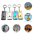 Miniatyrbild 6 av 10: Double Pipe Whistle High Decibel MULTICOLOR - stock multicolor