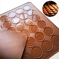Pikkukuva 4 / 5: 2kpl Silikoniselkämatto 48 reikää Macarons Silicone Mat - varastossa