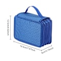Miniatyrbild 2 av 10: 72 Slots Nylon Case Kynälaukku ROSE RED - high quality rose red