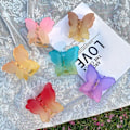 Pikkukuva 3 / 10: Naisten Hair Claw Butterfly -hiusneula KELTAINEN - spot-myynti yellow