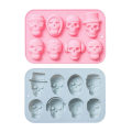 Pikkukuva 3 / 10: 8 Grids Skull Gummies Halloween Shape PINK - varastossa