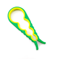 Pikkukuva 2 / 4: 4-in-1 Grip Multi Opener liikkuvuus Liukumaton kumipullo kiinteä - spot-myynti Green