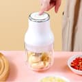 Elektrisk vitlökshackare Veggiehackare VIT - stock white