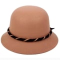 Pikkukuva 9 / 10: Fedoras Cap Dome hattu WINE RED - korkea laatu wine red