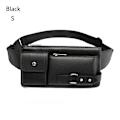 Miniatyrbild 1 av 10: Läder midjeväska Fanny Pack VART - stock Black S