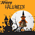 Pikkukuva 6 / 11: Halloween kolme riipusta riippuva koriste HEKS - varastossa