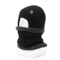 Pikkukuva 1 / 10: Balaclava Skullcap Knitted Beanie MUSTA - spot-myynti Black