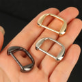 Pikkukuva 4 / 10: 1/2/5kpl D Ring Metal Buckle MUSTA 5KPL - spot-myynti Black 5pcs