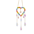 Pikkukuva 1 / 10: Crystal Sun Catcher sateenkaariprisma riipus HEART - varastossa