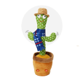 Miniatyrbild 8 av 9: Sjunger Dans Repeterande Talking Cactus Toy - spot försäljning 1
