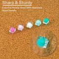 Pikkukuva 2 / 6: Thumb Tacks Decorative Push Pins Board Push Pins - varastossa