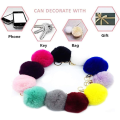 Miniatyrbild 5 av 6: Pompoms Nyckelringar, Plyschväska Charms, Fluffy Pompom Bag Charms, - on stock Königsblau