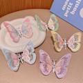 Miniatyrbild 4 av 10: Butterfly Hårklämmor Double Layer Butterfly Clip ROSA - stock pink