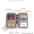 Pikkukuva 7 / 10: Passi Document holder Liput Lompakko GREY - varastossa Grey L