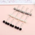 Pikkukuva 8 / 8: 24kpl Pearl Clip Shawl Scarf SILVER - varastossa silver