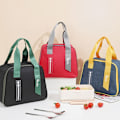 Pikkukuva 10 / 10: Insulated Thermal Bag Cooler Bag Lounaskassi PUNAINEN - varastossa red