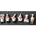 Pikkukuva 2 / 5: 6 kpl ylisuuria söpöjä 3D Fat Chef -jääkaappimagneetteja - spot-myynti