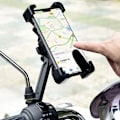 Miniatyrbild 4 av 10: Motorcykeltelefonhållare Stativ Cykel Mobiltelefonhållare RÖD - high quality Red For Handlebar-For Handlebar