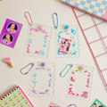 Miniatyrbild 5 av 5: INS e Akryl Transparent korthållare 3 tum Kpop Photocard Pho - on stock A4