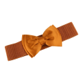 Miniatyrbild 1 av 10: Brett elastiskt bälte Bowknot chiffong midjeband CAMEL - on stock camel