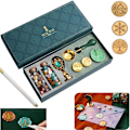 Miniatyrbild 2 av 5: Förseglande vaxstämpel presentförpackning set - spot försäljning Wax Seal Stamp Set