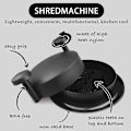 Pikkukuva 3 / 5: Chicken Shredder Shredder For Pulled Pork Beef & Chicken - varastossa
