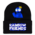 Pikkukuva 1 / 2: Rainbow Friends -neulottu pipo pojille tytöille taaperolahja - varastossa B