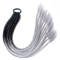 Miniatyrbild 1 av 10: Färgad Pigtail hästsvans Twist Braid Hårrep 1 - spot sales 1