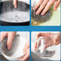 Miniatyrbild 6 av 11: Köksrengöringstillbehör Rengöringsboll Classic Brush Pot Net St - spot sales