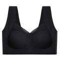 Miniatyrbild 2 av 4: Damkomfort Mjuk Seamless Push Up BH Shapewear Underkläder Topp - stock black L