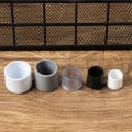 Pikkukuva 6 / 10: 10kpl/setti Tuolijalkapäät Huonekalujalat VALKOINEN 22MM - spot ale White 22mm