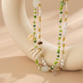 Miniatyrbild 6 av 9: Bohemia beaded midjekedja Shell Stone midjeband Body Smycken - on stock