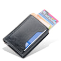 Pikkukuva 11 / 11: Miesten Pop Up -lompakko Rfid Blocking Slim Card Holder Automatic - varastossa Brown