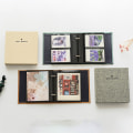 Pikkukuva 2 / 5: 100 taskua 3 tuuman valokuva-albumin kansi Instax Mini 11 9:lle - Stock Blue