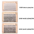 Miniatyrbild 5 av 10: 6 rader individuella fransar Mjuka Tjocka 12 MM20D 20D - high quality
