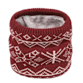 Miniatyrbild 9 av 10: Stickad Neck Damask Halsvärmare GUL - on stock yellow