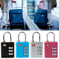 Pikkukuva 5 / 9: TSA Customs Code Lock Matkatavaroiden Salasanalukko SILVER - varastossa Silver