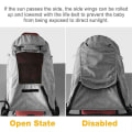 Miniatyrbild 9 av 10: Baby Cover Markis GRÅ - high quality gray