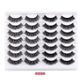 Pikkukuva 1 / 10: 14 paria tekoripsiä Faux Mink Lashes - varastossa