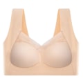 Miniatyrbild 2 av 4: Damkomfort Mjuk Seamless Push Up BH Shapewear Underkläder Topp - high quality skin 3XL
