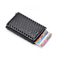 Miniatyrbild 1 av 5: Carbon - Nfc Protection Läder Plånbok Korthållare 6st Kort - spot försäljning