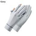 Ice Silk Gloves Anti-UV Handskar GRÅ - stock grey