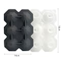 Miniatyrbild 2 av 7: 6 hålrum Diamond silikon iskubbrickor Ice Cube Maker - high quality grey