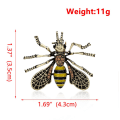 Miniatyrbild 3 av 10: Humla Broscher Bi Insekt Pin Anima Emalj GUL BEE - spot försäljning