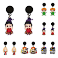 Pikkukuva 2 / 2: Hocus Pocus Witches Fabulous Drop Dingle Korvakorut Halloween - varastossa E
