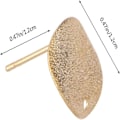 Pikkukuva 2 / 6: Alloy Stud Earrings Post Blank - varastossa