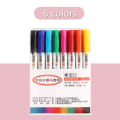 Pikkukuva 1 / 10: 8 KPL/12 KPL Double Line Outline Pen Marker Pens 8 VÄRIÄ - varastossa 8Colors